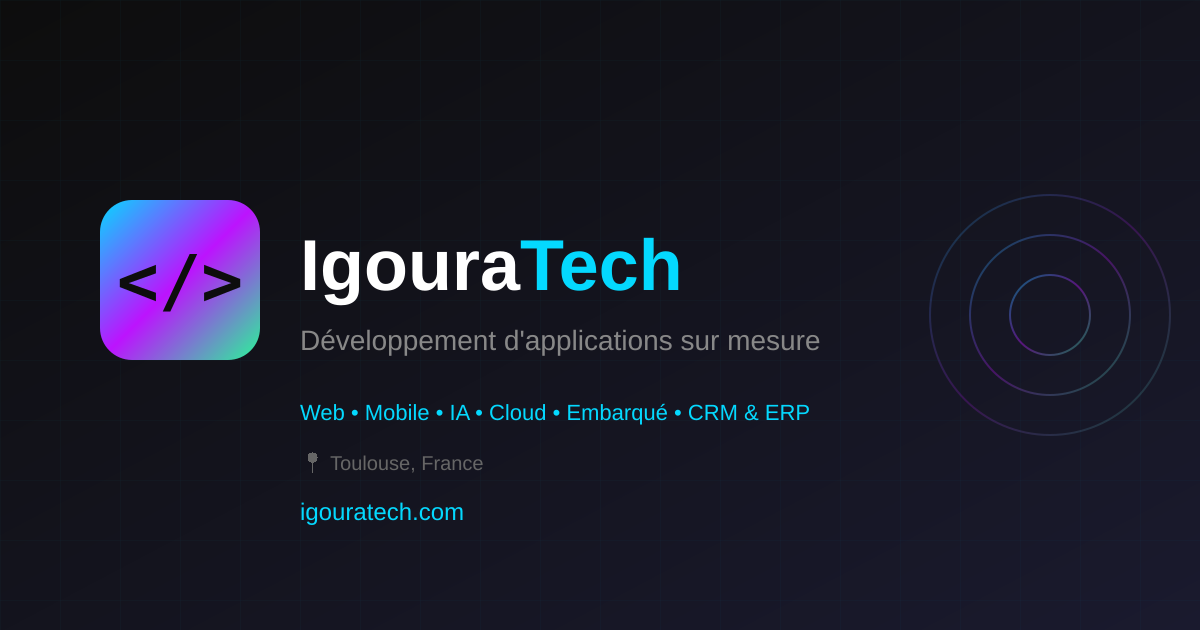 IgouraTech | Mobile App & Web Development Agency France